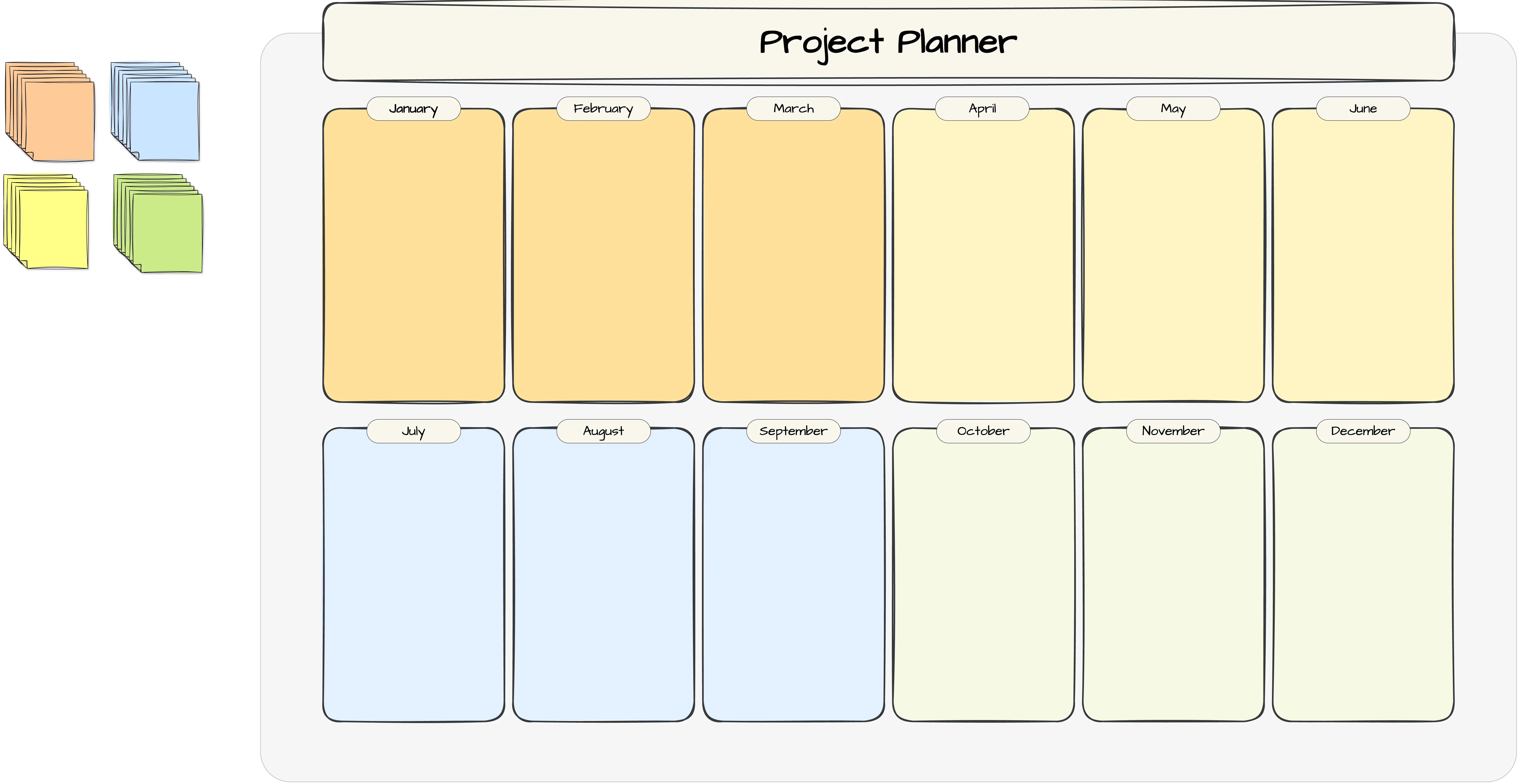 drawio project planner template