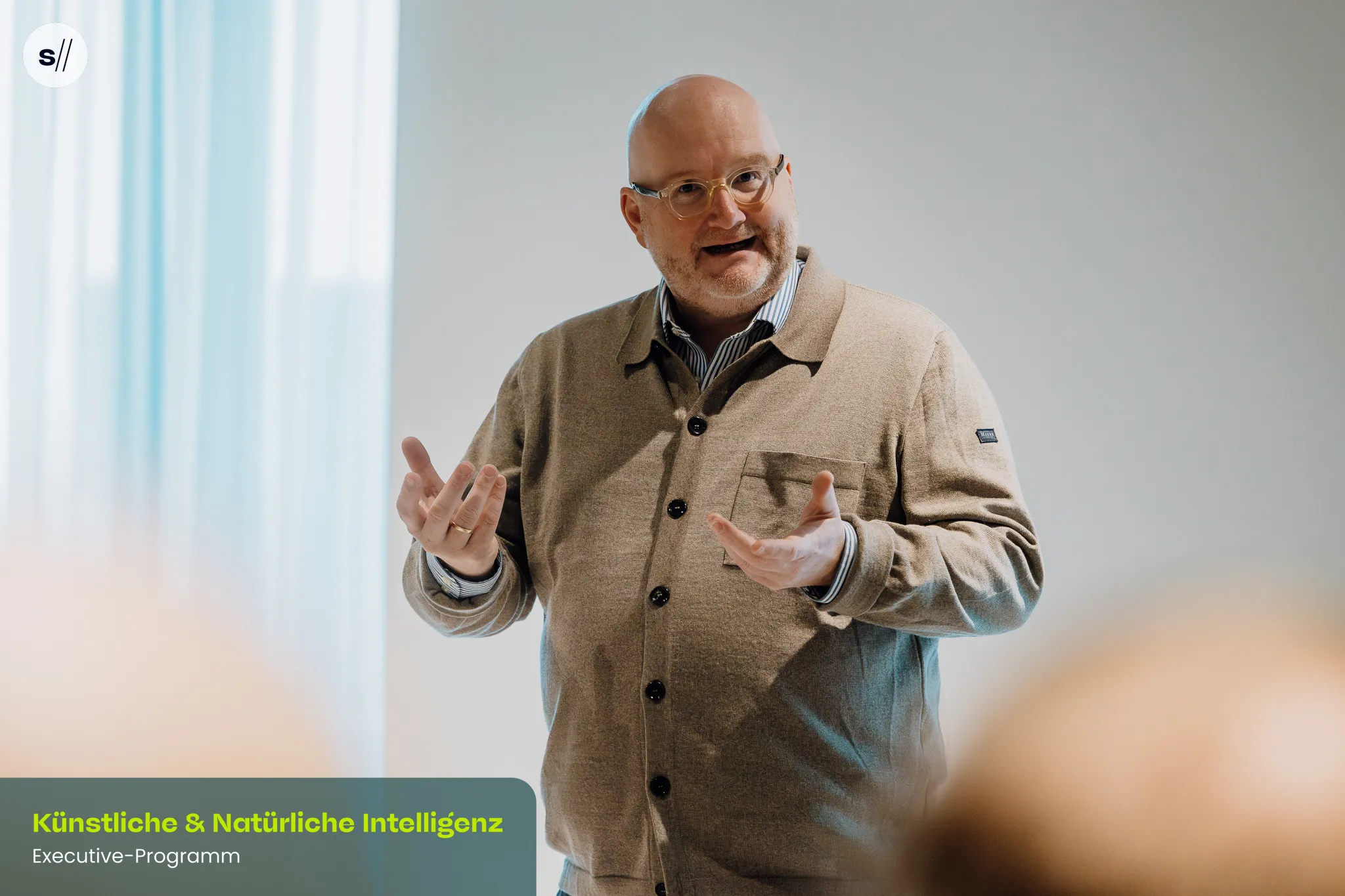 Lars Vollmer bei der Denkwerkstatt in Münster