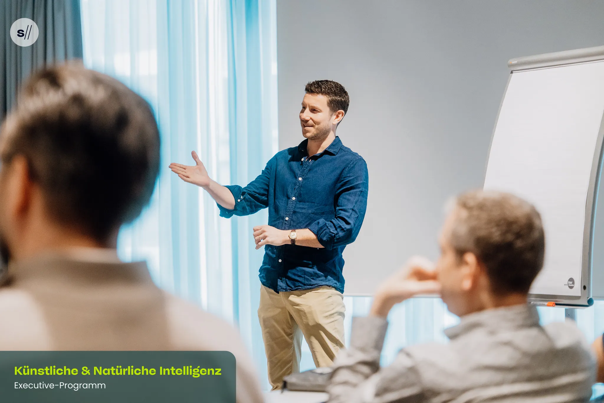 Mark Poppenborg bei der Denkwerkstatt in Münster