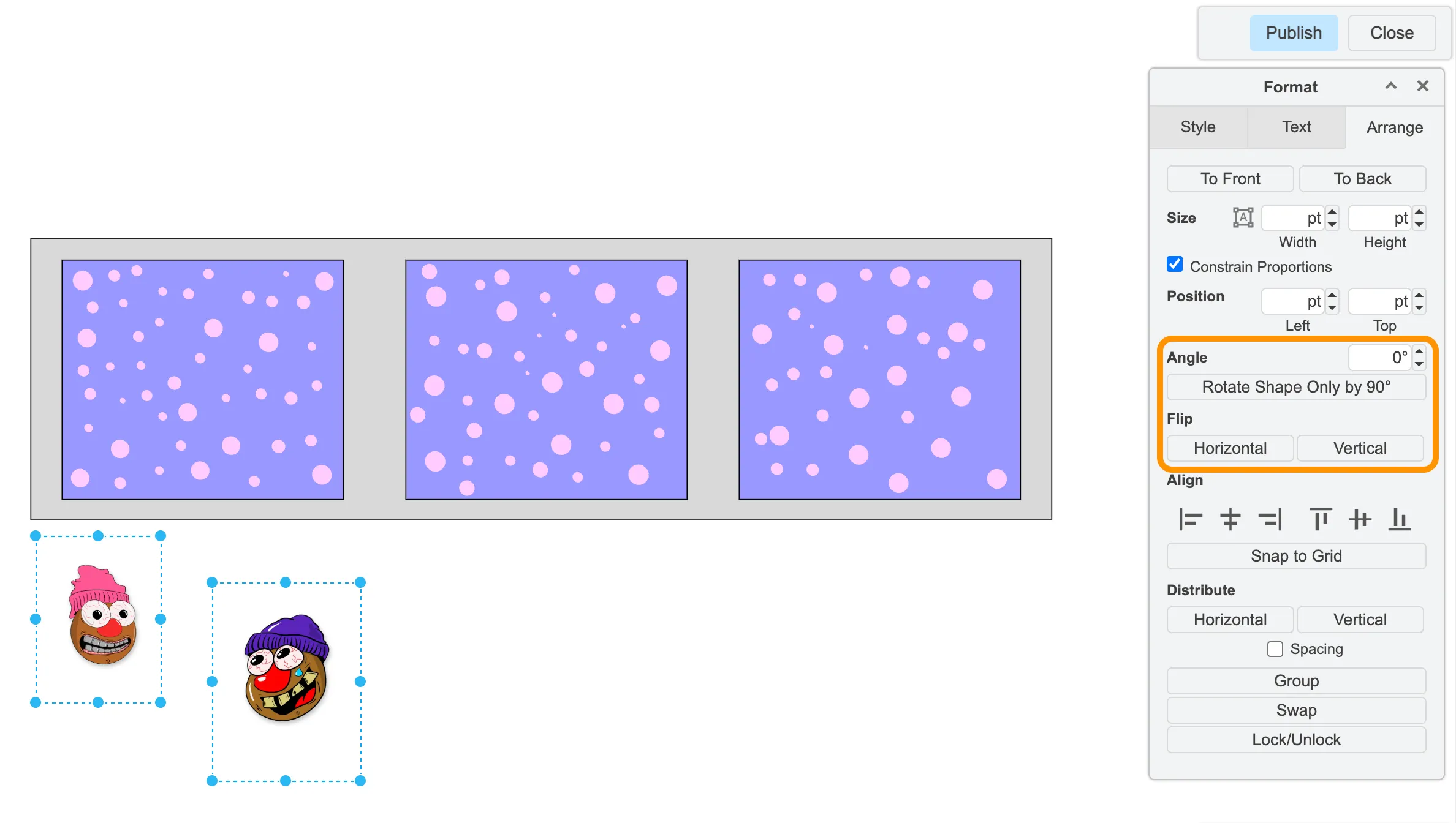 drawio add custom shapes to canvas