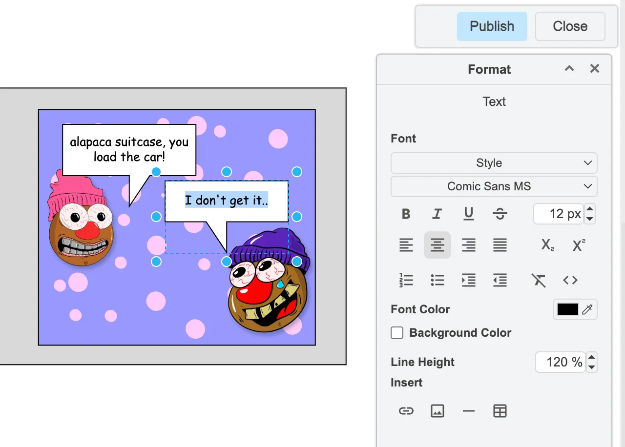 drawio costomize font