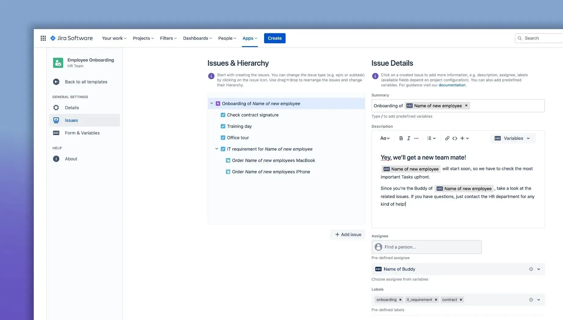 Easy Issue & Subtask Templates für Jira Cloud