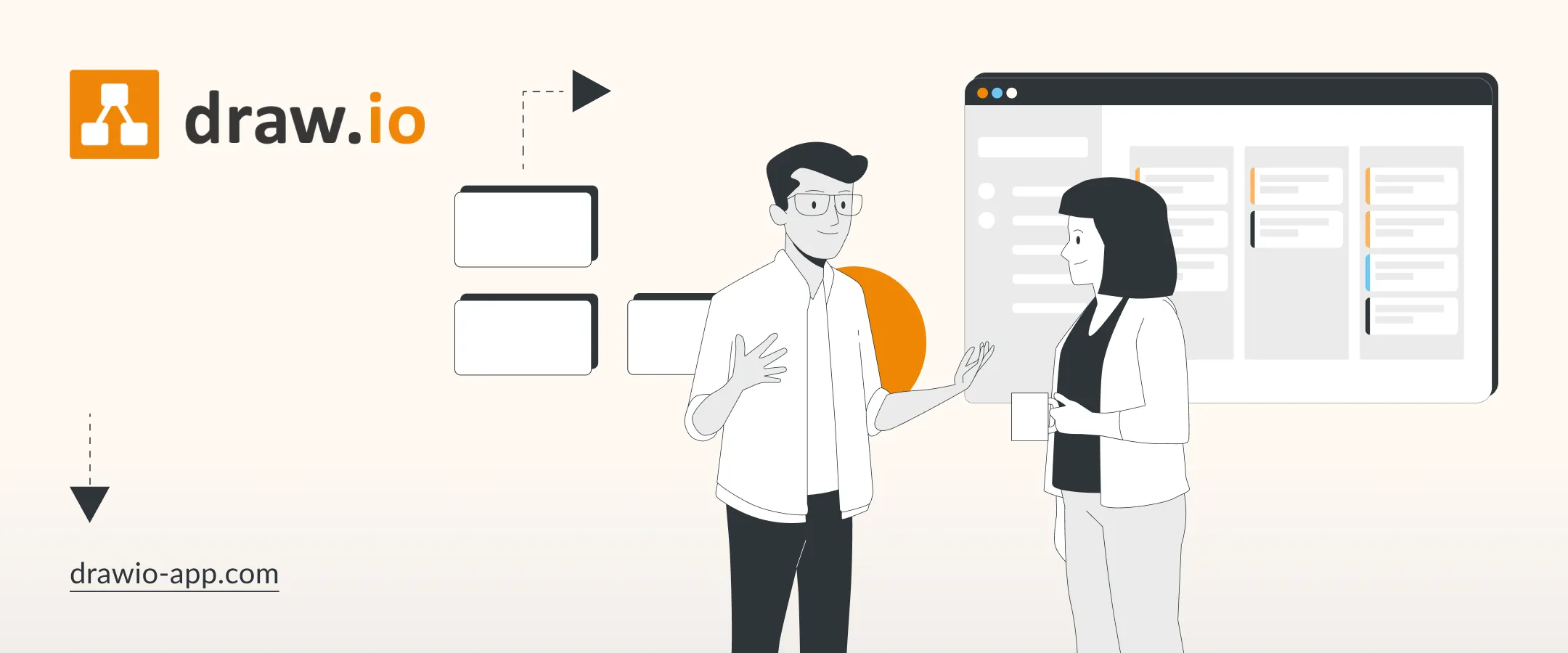 draw.io präsentiert Warum du ein Diagramm-Tool nutzen solltest, das eine Integration in Confluence/Jira bietet