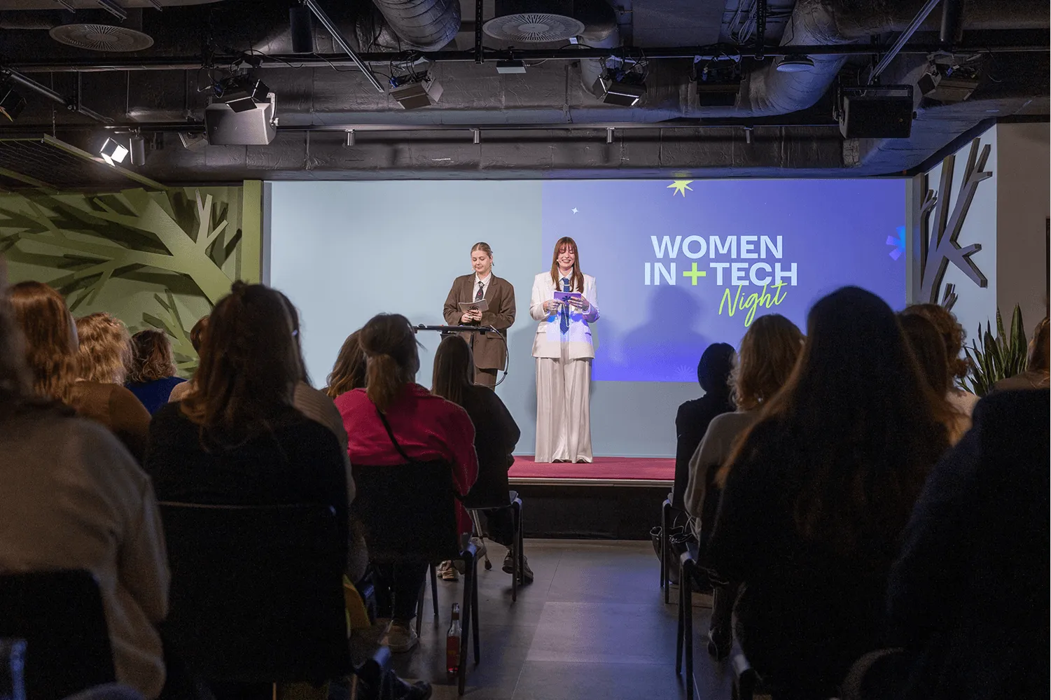Mainstage der Women in Tech Night