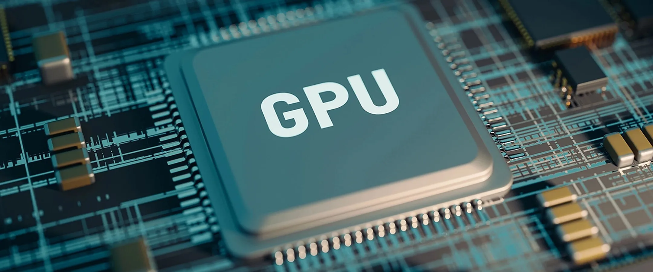 GPU-Chip auf einer Platine – warum wir KI-Beschleuniger mieten statt kaufen