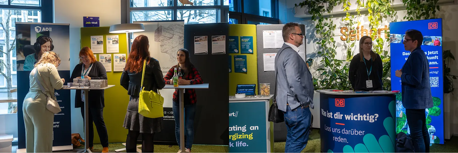 Die Sponsoren der WiTN 2025: AOE, DB Systel und Weltenbauer