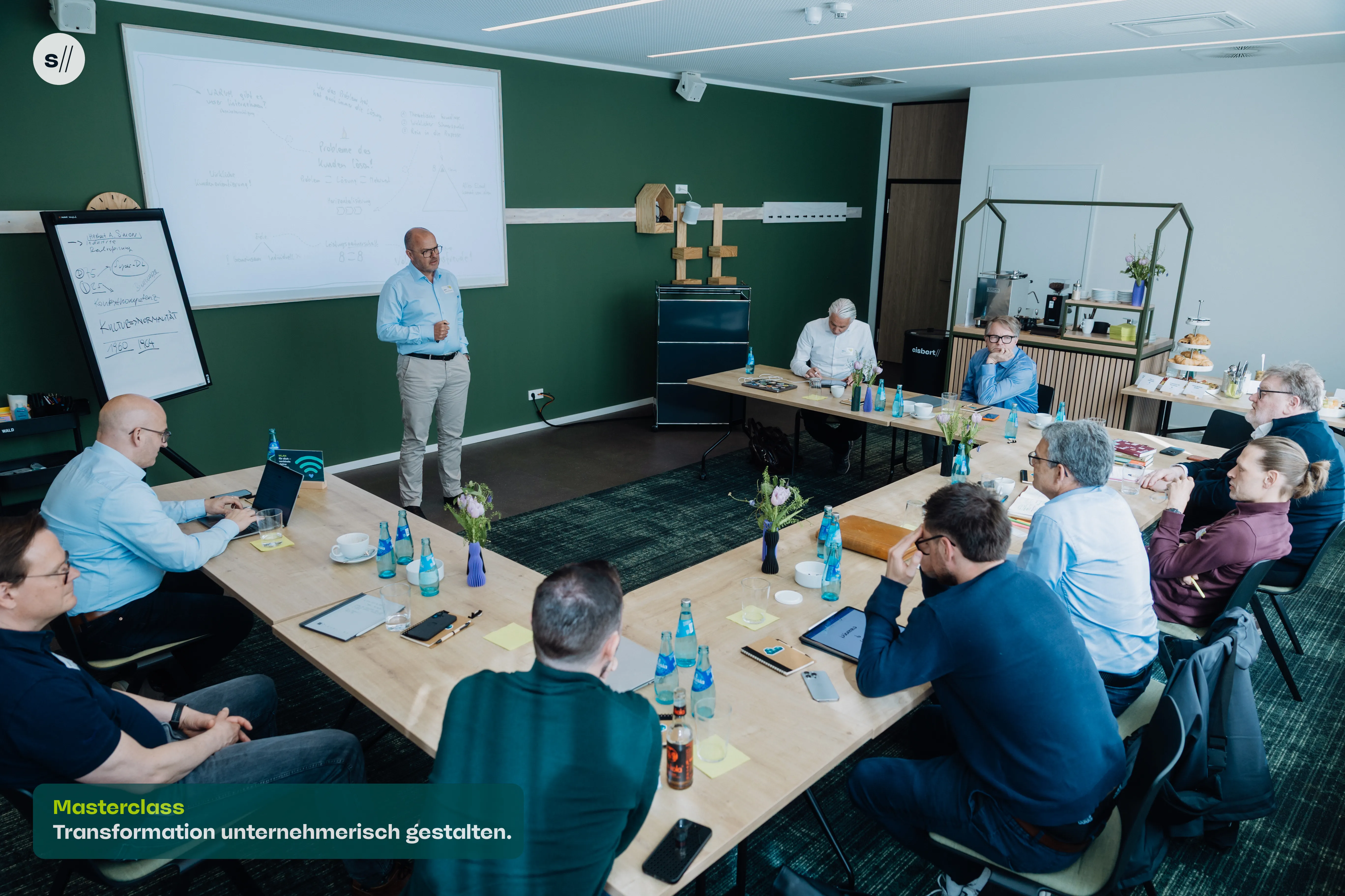 Masterclass-Teilnehmer beim Workshop-Nachmittag