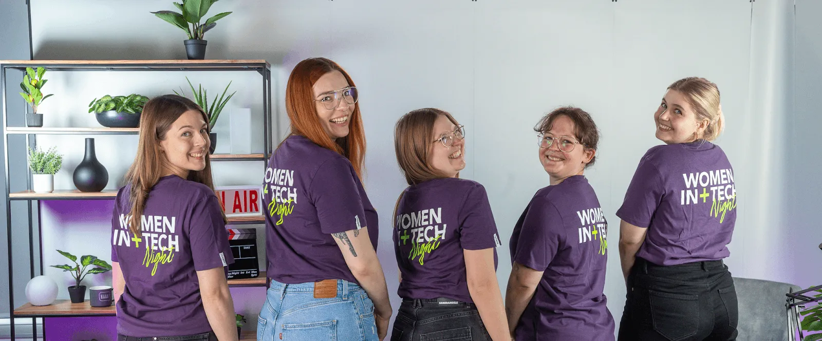 Teil des Orga-Teams der Women in Tech Night 2025