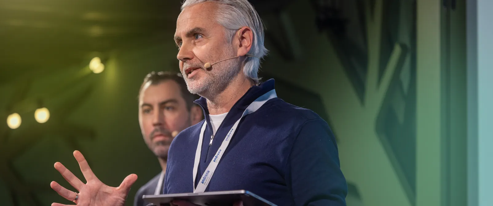 Stefan Hagen und Paul Herwarth von Bittenfeld (Seibert Group) bei einer früheren T4AT-Konferenz